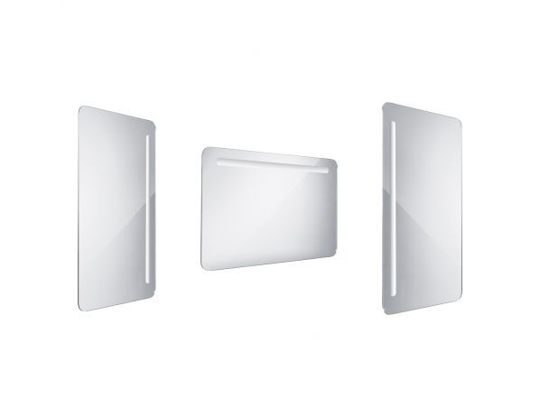 Zaoblené LED zrcadlo do koupelny - FORLIVING