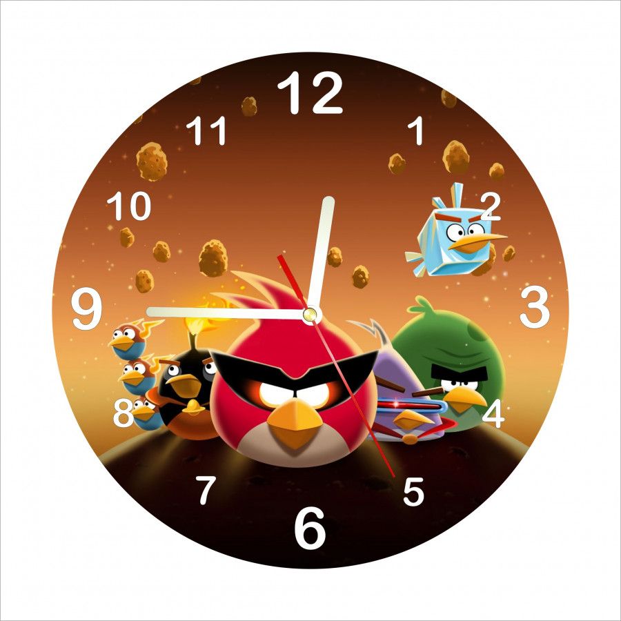bHome Dětské hodiny Angry Birds DHBH0563 - ATAN Nábytek
