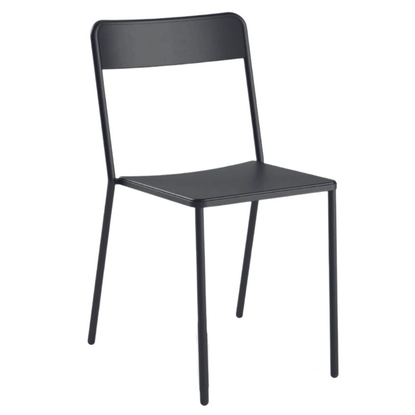 Černá kovová zahradní židle COLOS C 1.1/1 - Designovynabytek.cz