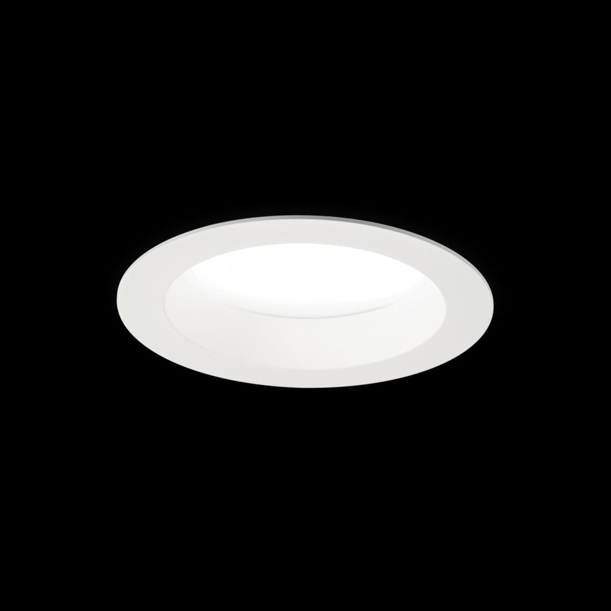 Ideal Lux 193427 LED zápustné stropní bodové svítidlo Basic wide 1x20W | 2100lm | 4000K | IP44 - bílá - Dekolamp s.r.o.
