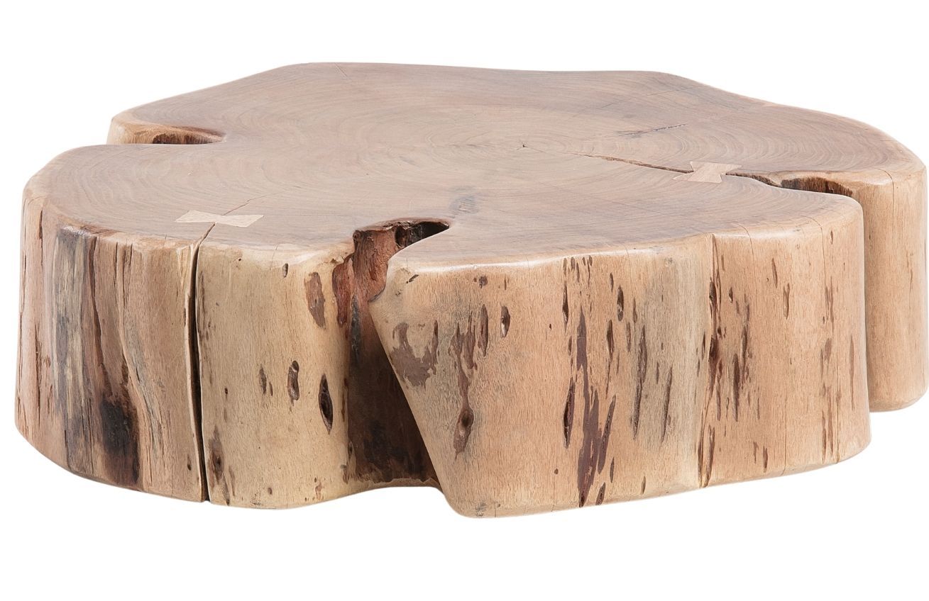 Dřevěný konferenční stolek Kave Home Essi 65 x 60 cm - Designovynabytek.cz