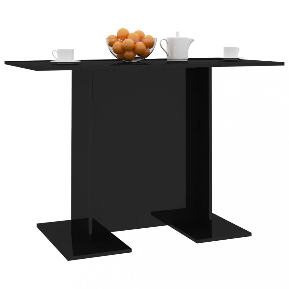 Jídelní stůl 110x60 cm Dekorhome Černá lesk - DEKORHOME.CZ