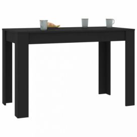 Jídelní stůl 120x60 cm Dekorhome Černá
