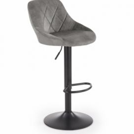 Halmar barová židle H101 barva: šedá