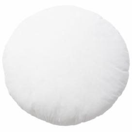 Bílá kulatá polyesterová výplň do polštáře Kave Home Fluff ? 45 cm