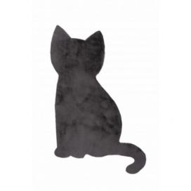 Obsession Pro zvířata: kusový koberec Luna 851 šedá, černá 73x103 cm