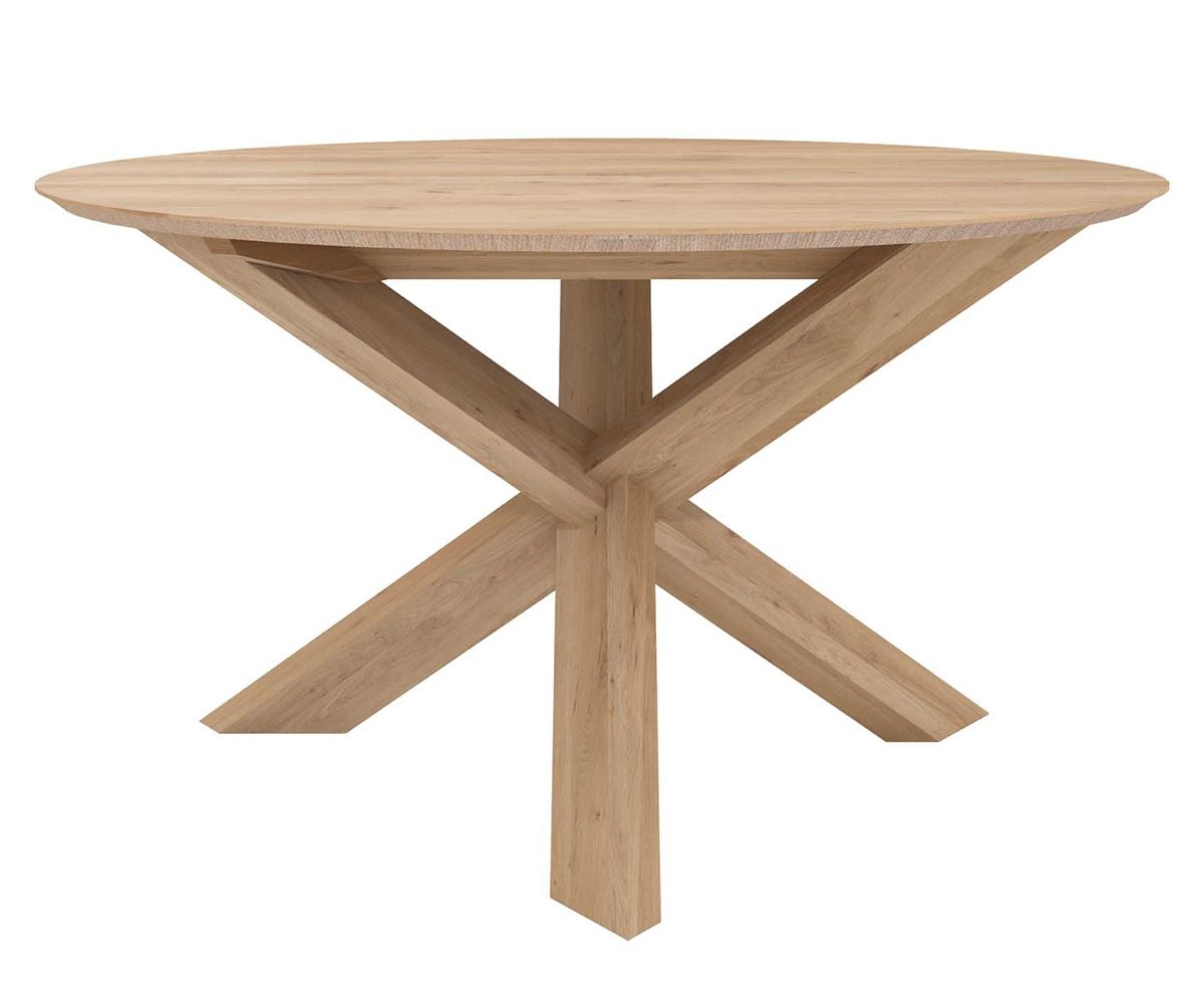 Ethnicraft designové stoly Circle Dinning Table (průměr 136 cm) - DESIGNPROPAGANDA