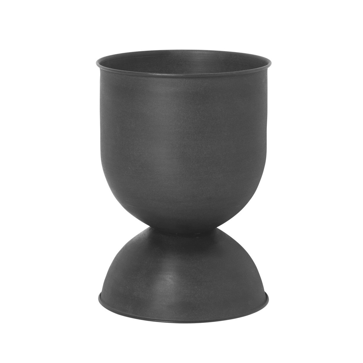 Ferm living designové květináče Hourglass Pot Small (průměr 31 cm) - DESIGNPROPAGANDA