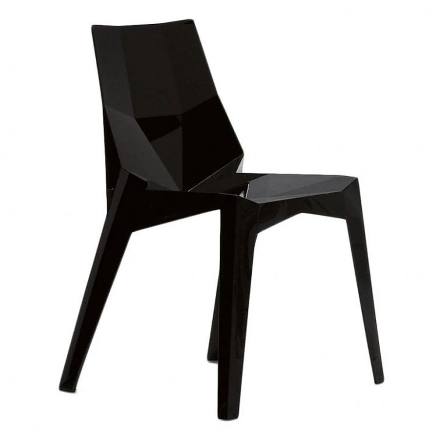 Výprodej BONALDO židle POLY (černá, neprůhledná) - DESIGNPROPAGANDA