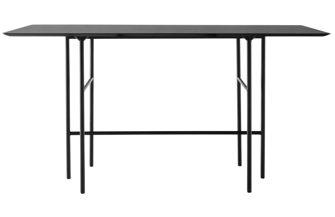 Audo CPH Černý dubový barový stůl AUDO SNAREGADE 200 x 90 cm - Designovynabytek.cz