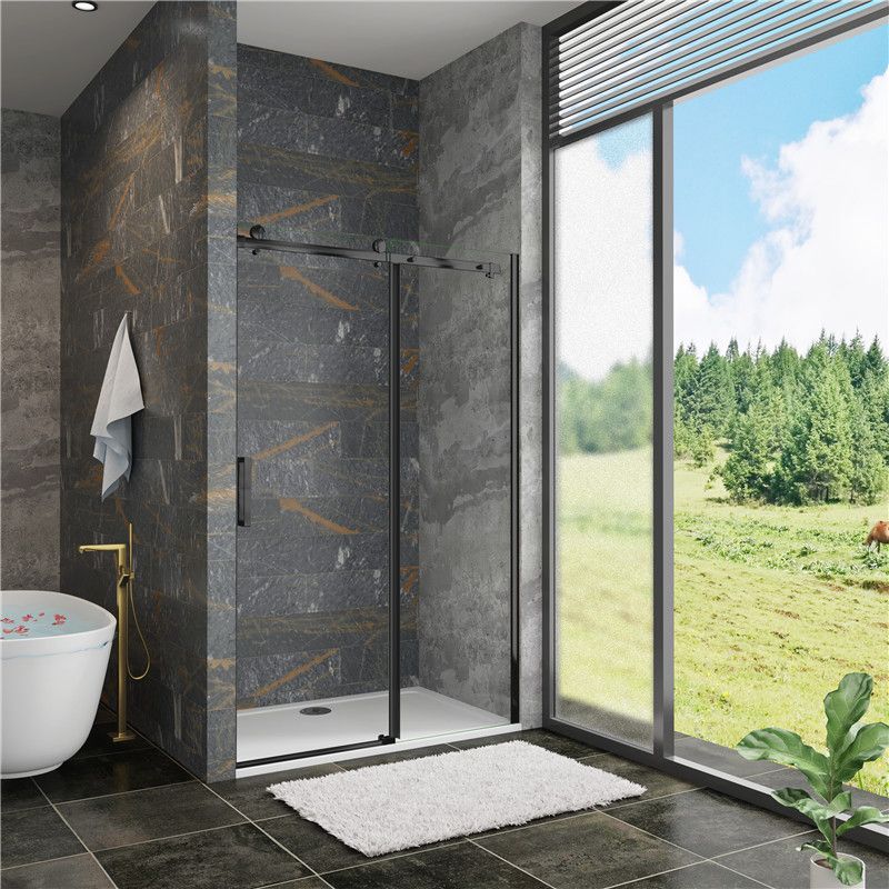 H K Posuvné sprchové dveře DIAMOND BLACK 116- 120x200 cm L/P varianta - Hezká koupelna s.r.o.