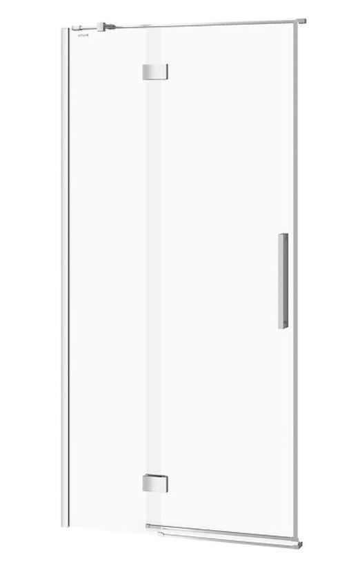 CERSANIT - Sprchové dveře s panty CREA 100x200, levé, čiré sklo S159-001 - Hezká koupelna s.r.o.