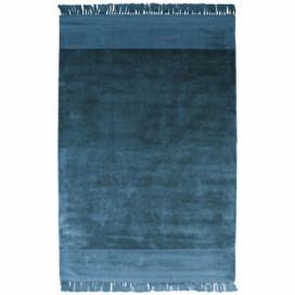 Hoorns Petrolejově modrý látkový koberec Peew 170x240 cm