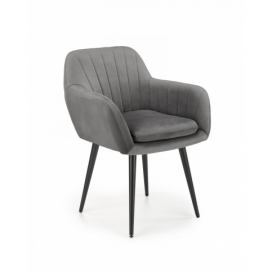 HALMAR Designová židle Terri šedá