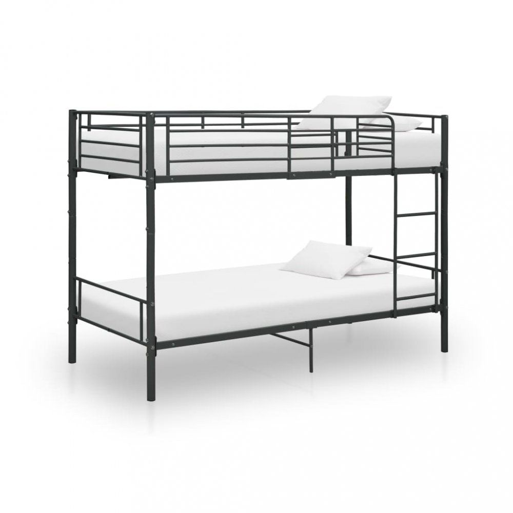 Patrová postel 90x200 cm kov Dekorhome Černá - DEKORHOME.CZ