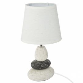 EMAKO.CZ s.r.o.: Atmosphera Stolní lampa se stínítkem, O 18 x 33 cm, bílá