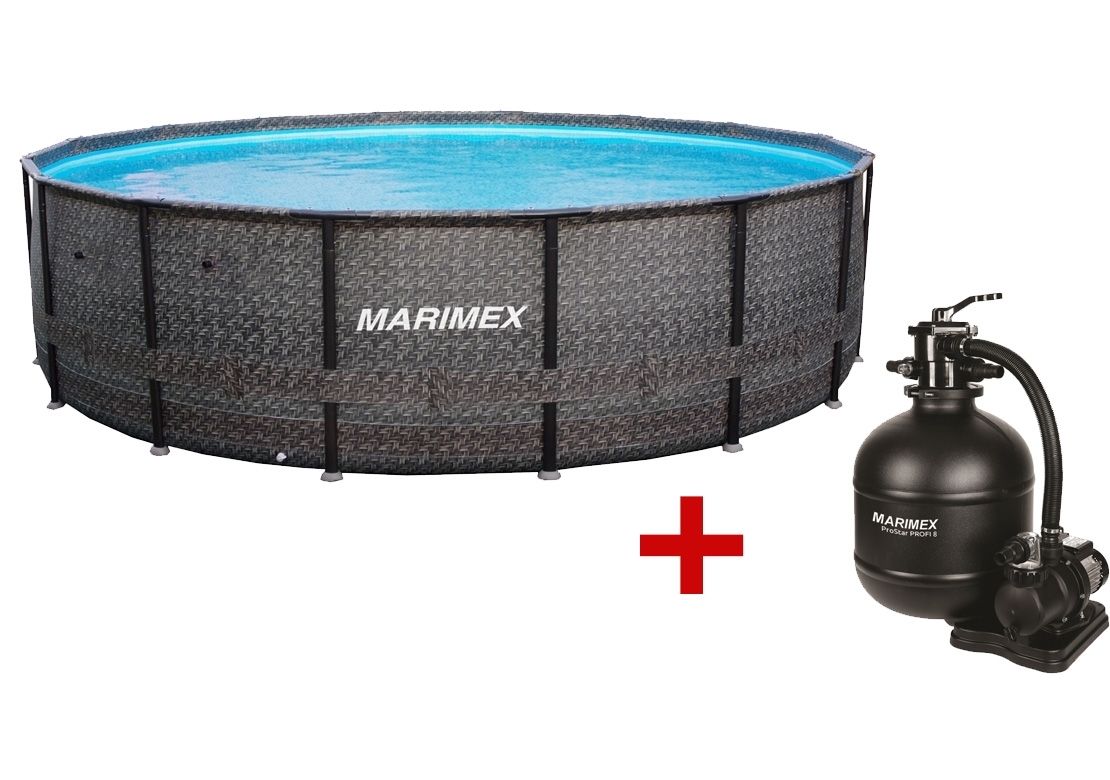 Marimex | Bazén Florida Premium 4,88x1,22 m s filtrací - motiv RATAN | 19900084 - Marimex