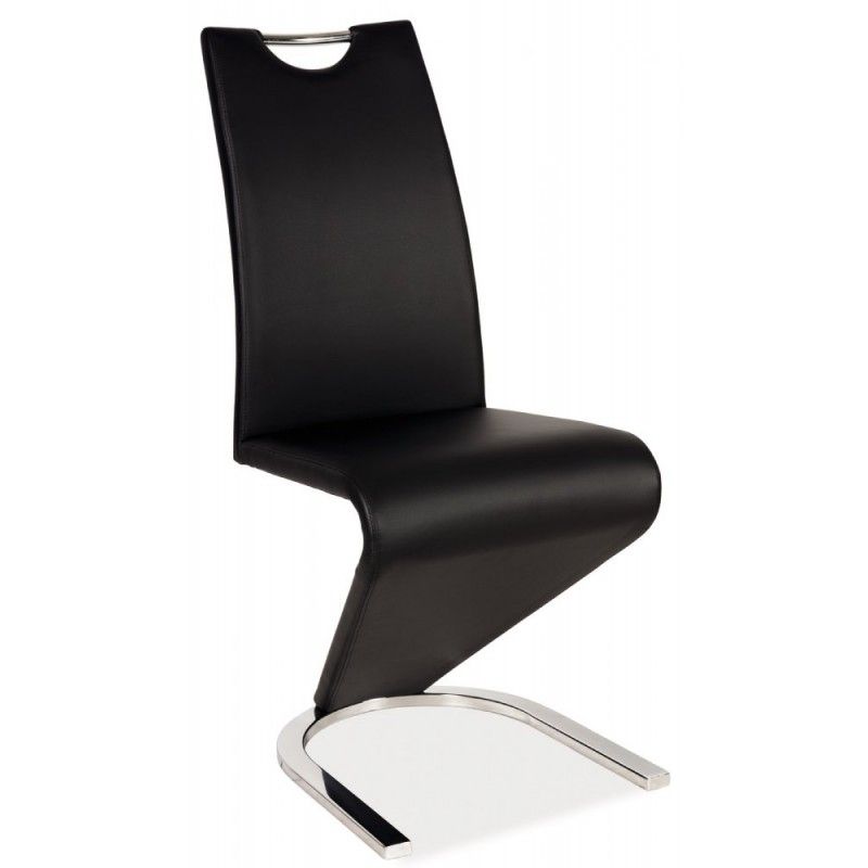 Židle H090 Černý/Chromovaný - NP-DESIGN, s.r.o.