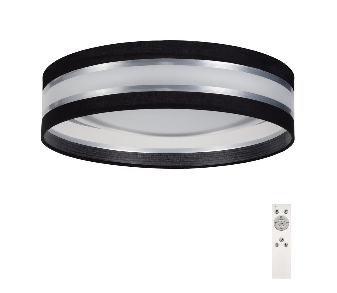  LED Stmívatelné stropní svítidlo SMART CORAL LED/24W/230V černá/stříbrná + DO  -  Svět-svítidel.cz
