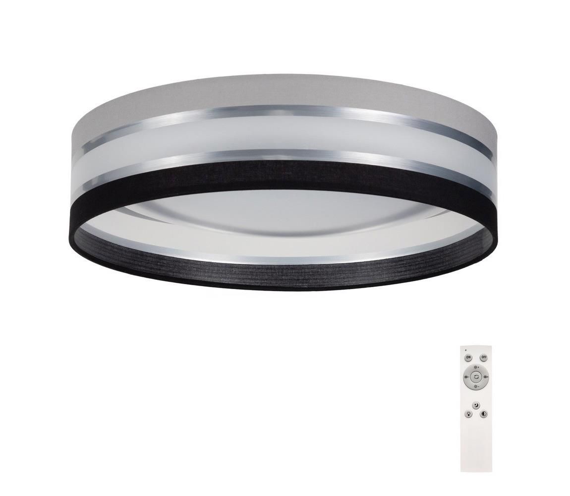  LED Stmívatelné stropní svítidlo SMART CORAL LED/24W/230V černá/šedá + DO  -  Svět-svítidel.cz