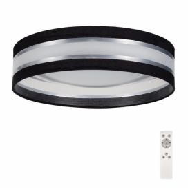  LED Stmívatelné stropní svítidlo SMART CORAL LED/24W/230V černá/stříbrná + DO 