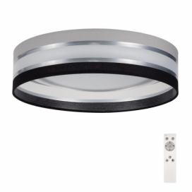 LED Stmívatelné stropní svítidlo SMART CORAL LED/24W/230V černá/šedá + DO 
