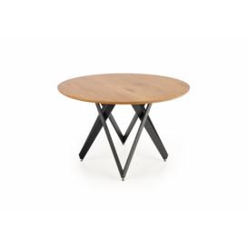 Noční stolek Sigma 22 s zásuvkami 46 cm artisan / Černý supermat