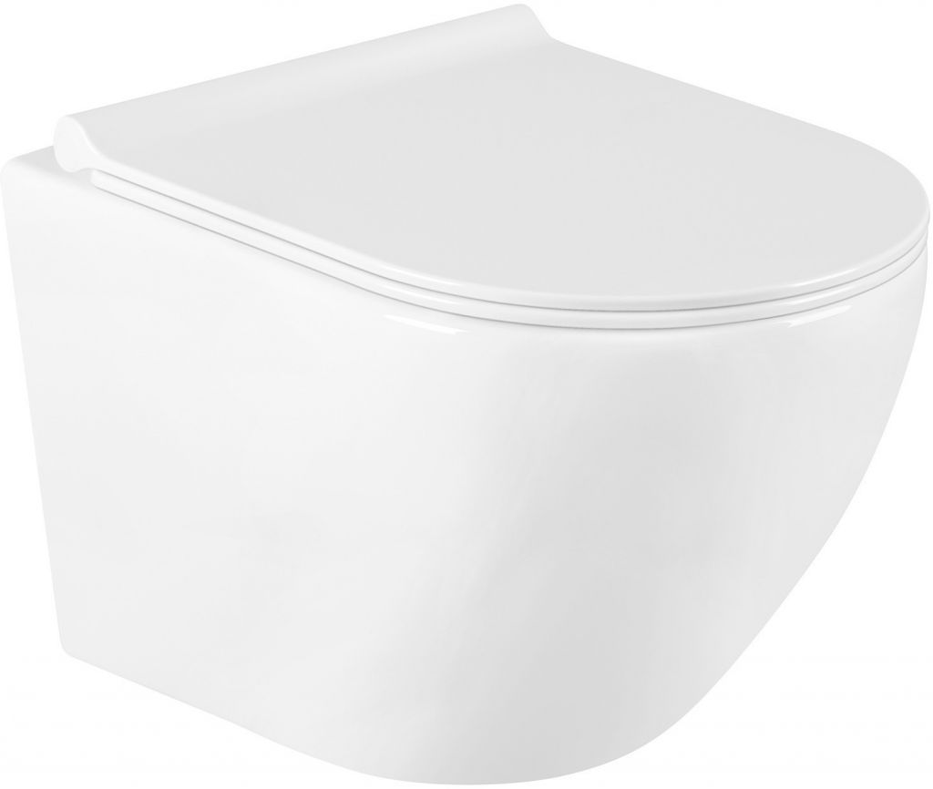 MEXEN - Lena Závěsná WC mísa včetně sedátka s slow-slim, duroplast, bílá 30220500 - Hezká koupelna s.r.o.