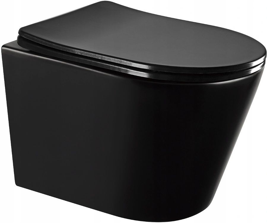 MEXEN - RICO WC mísa rimless, černé mat 3372XX85 - Hezká koupelna s.r.o.