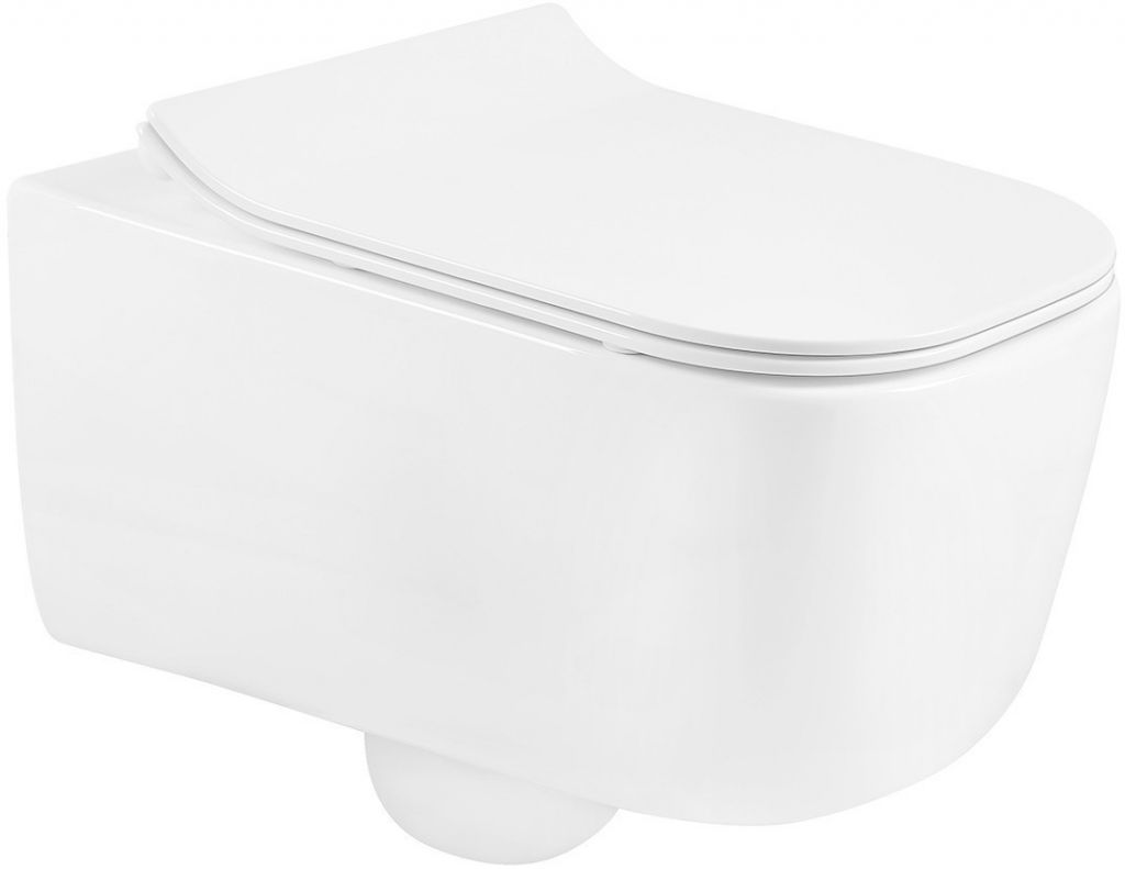 MEXEN - Stella Závěsná WC mísa včetně sedátka s slow-slim, duroplast, bílá 30680800 - Hezká koupelna s.r.o.