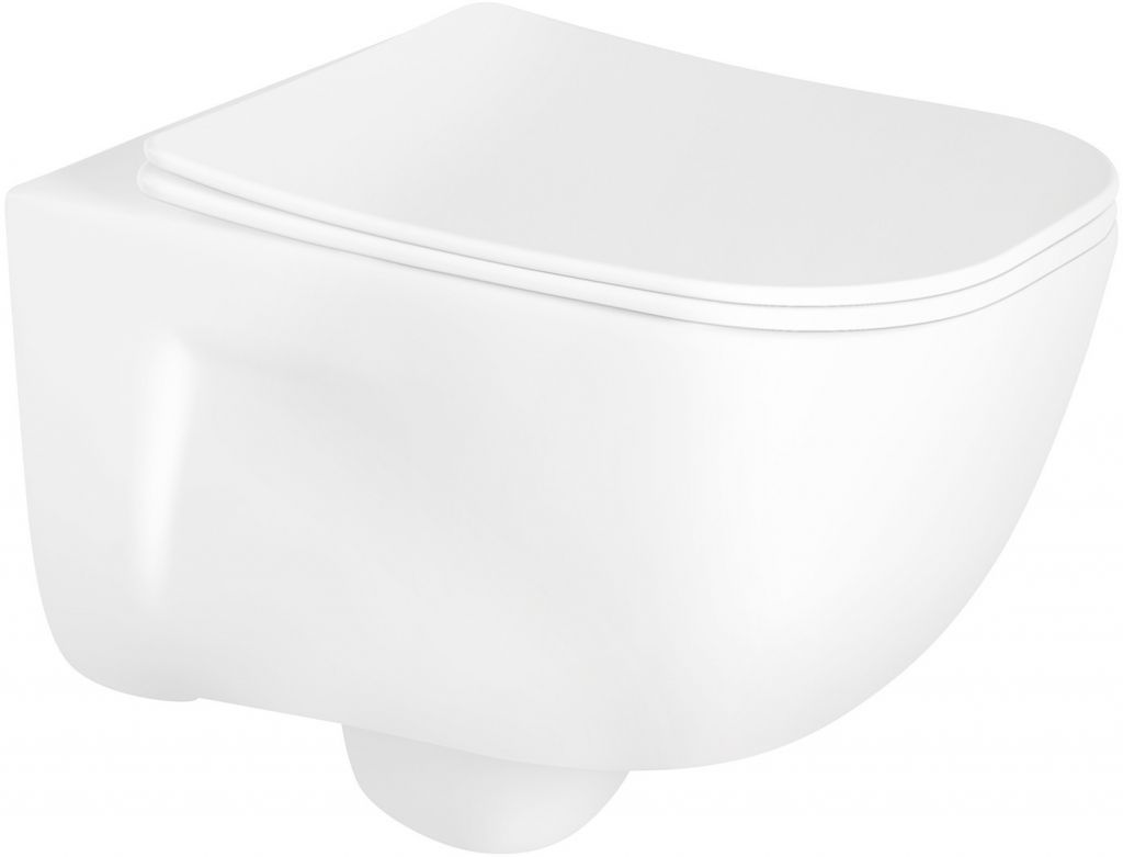 MEXEN - MARGO závěsná WC mísa včetně sedátka s slow-slim, duroplast, bílá 30420900 - Hezká koupelna s.r.o.