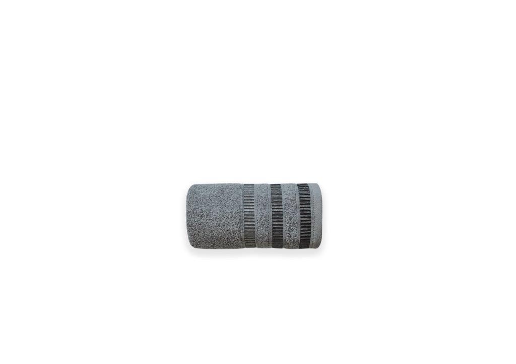 Faro Bavlněný ručník Sagitta 30x50 cm šedý - DAKA nábytek