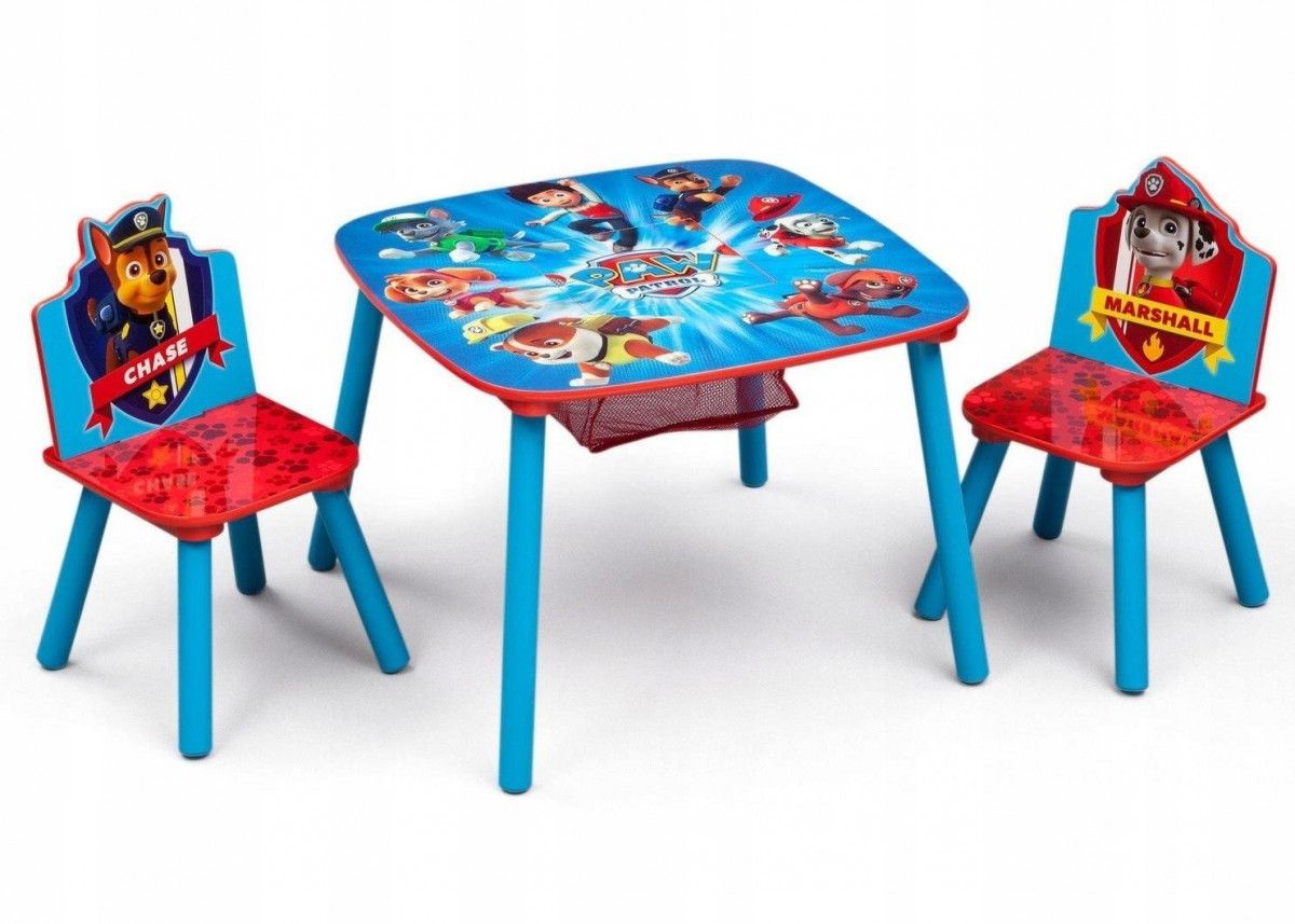 bHome Dětský stůl s židlemi Tlapková Patrola záchranáři DSBH0710 - ATAN Nábytek