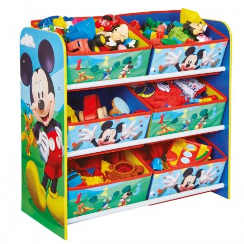 Úložné košíky na hračky Myšák Mickey - bH - M-byt
