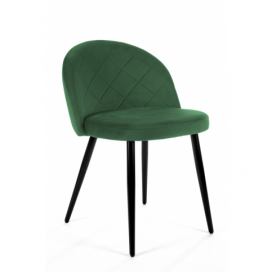 Ak furniture Čalouněná designová židle Poppy zelená