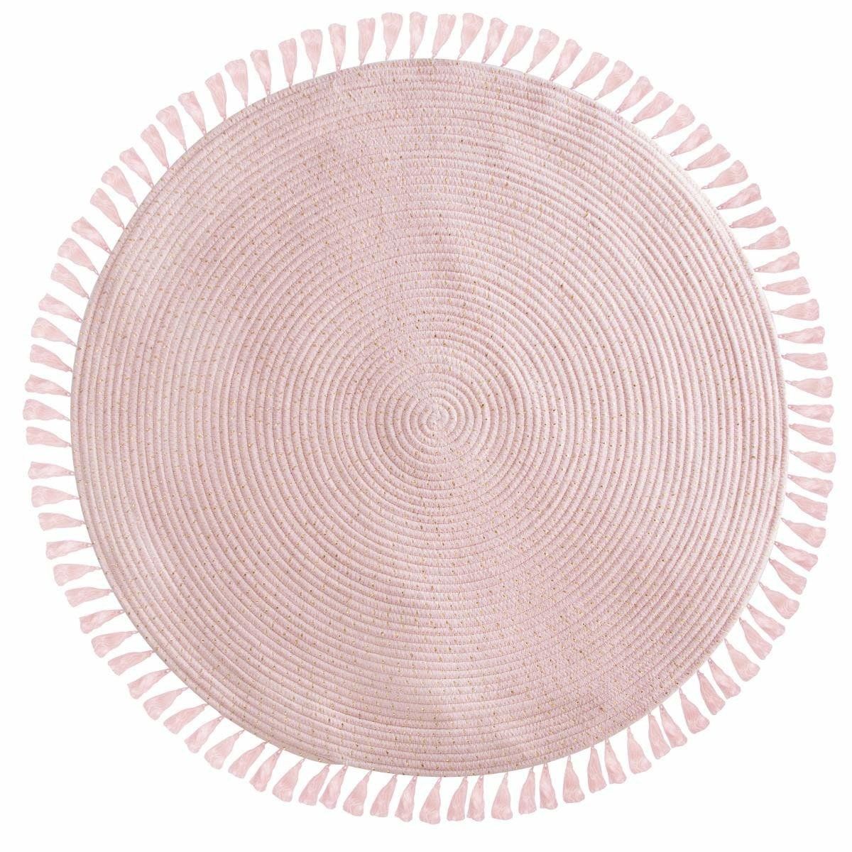 Atmosphera for kids Dekorativní koberec Lurex, průměr 90 cm, růžový - EMAKO.CZ s.r.o.