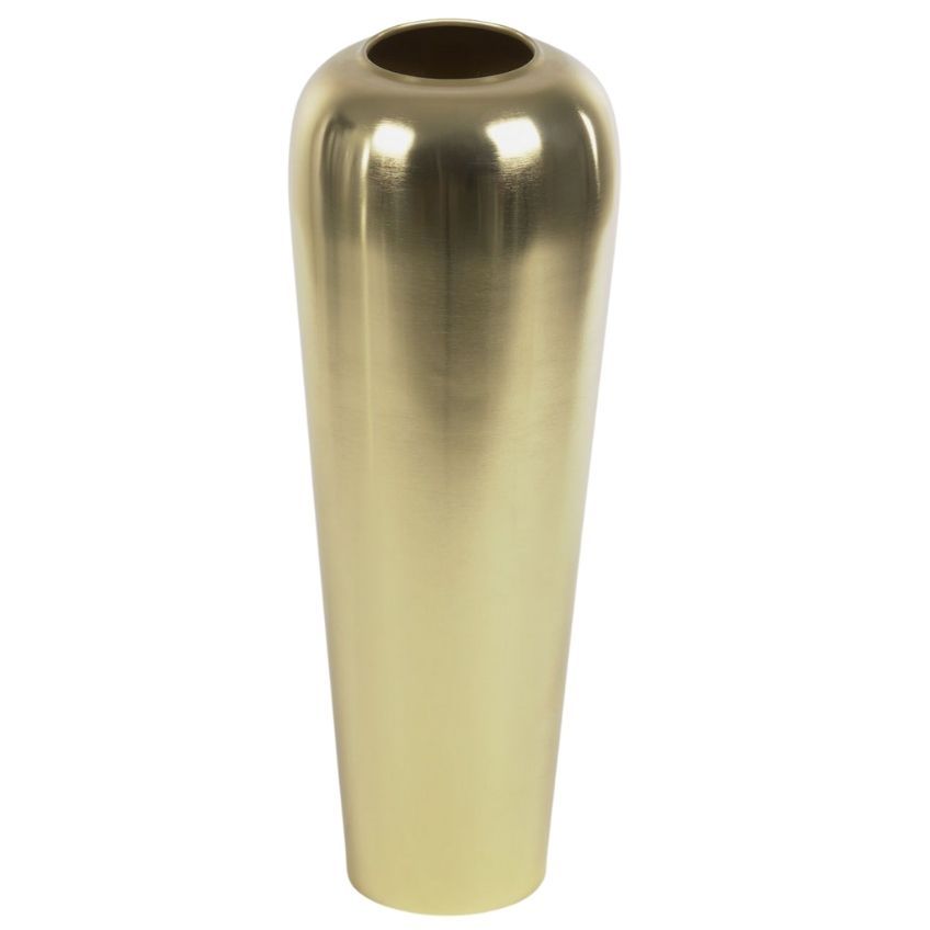 Zlatá kovová váza Kave Home Catherine 64,5 cm - Designovynabytek.cz