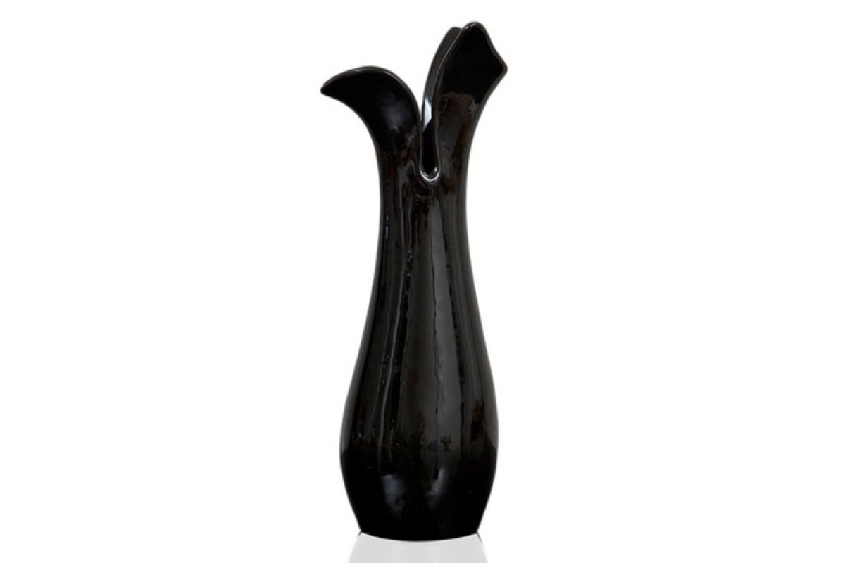 Dekorativní keramická váza Negro 13 Černá - Nabytek-Bogart.cz