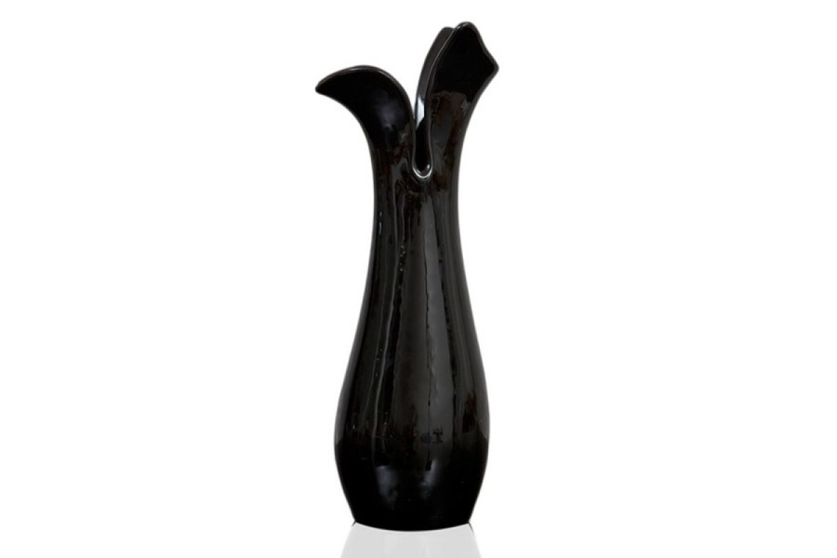 Dekorativní keramická váza Negro 14 Černá - Nabytek-Bogart.cz
