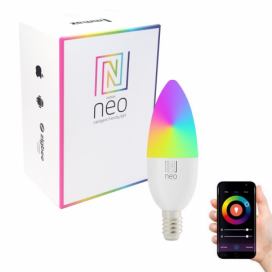  NEO SMART LED E14 6W RGB+CCT+CCT barevná a bílá, stmívatelná, WiFi 07716L