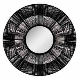 Atmosphera Zrcadlo ETHNIC, O 76 cm, černé