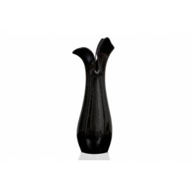 Dekorativní keramická váza Negro 14 Černá