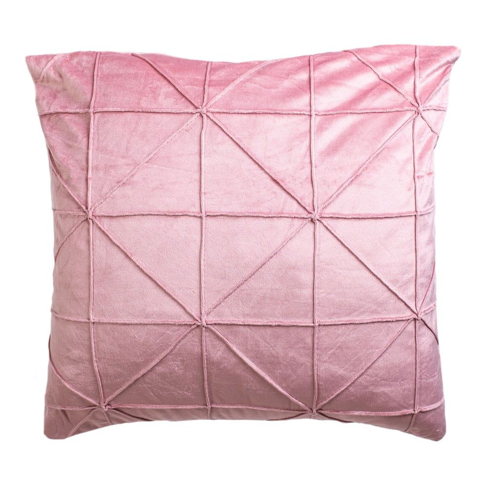 Růžový dekorativní polštář JAHU collections Amy, 45 x 45 cm - Bonami.cz