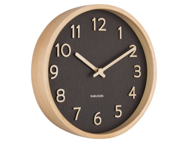 Designové nástěnné hodiny 5851BK Karlsson 22cm - FORLIVING