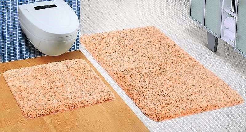 Bellatex koupelnová předložka sada micro lososová 60x100 + 60x50 cm bez výkroje   - POVLECENI-OBCHOD.CZ