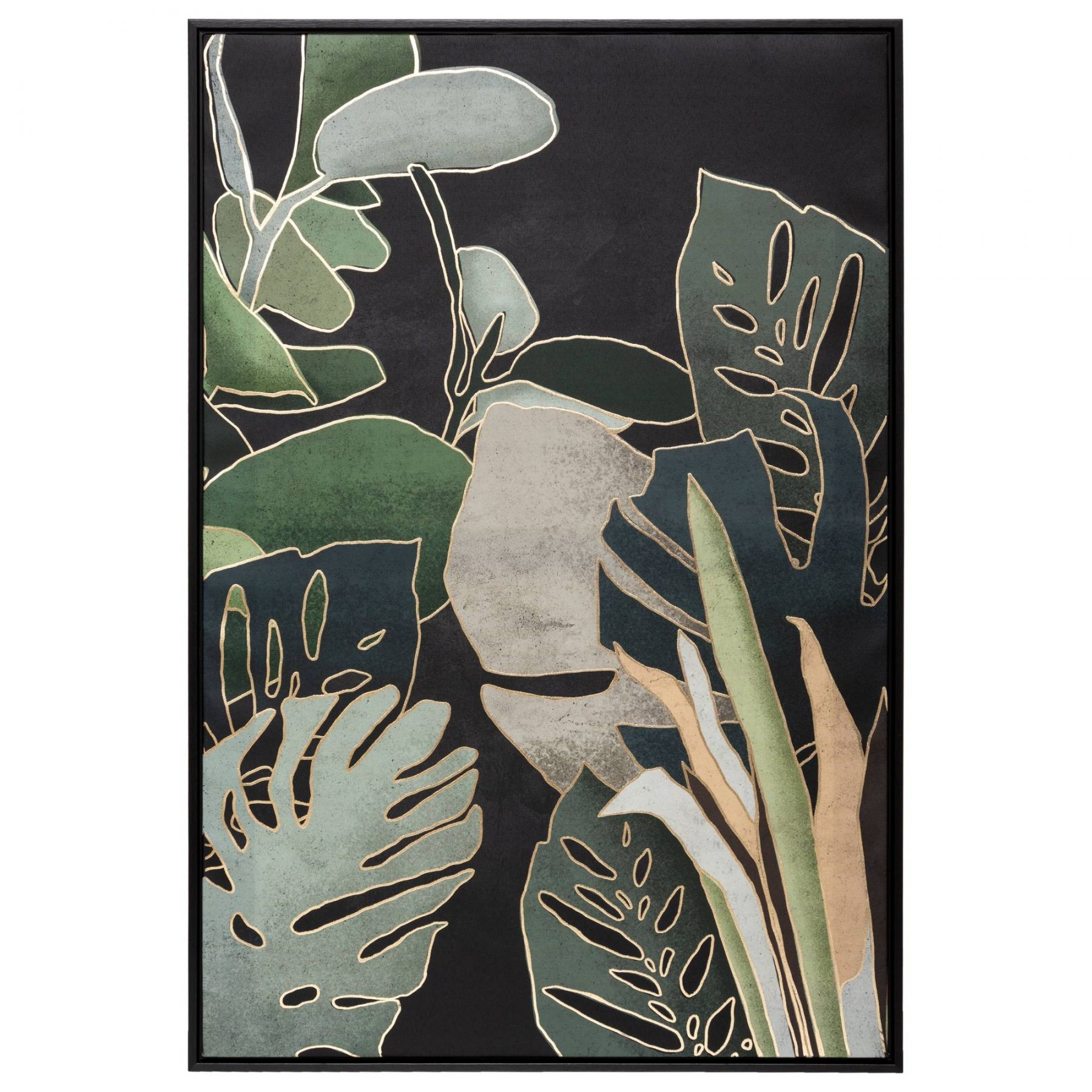 Atmosphera Plakát v rámu JUNGLE, 60 x 90 cm, zelené rostliny - EMAKO.CZ s.r.o.
