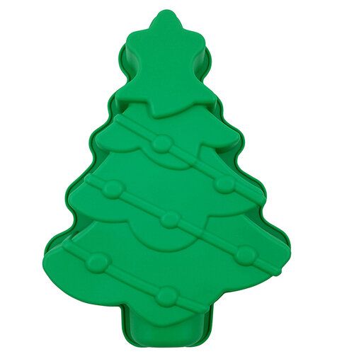 Altom Silikonová forma Vánoční stromek, 30 x 21,5 x 4 cm, zelená - 4home.cz