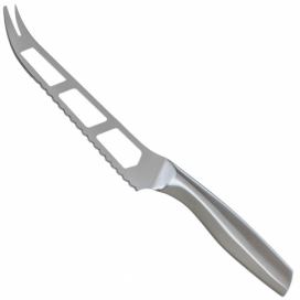 Secret de Gourmet Profesionální kovový nůž na krájení sýru s profilovaným ostřím, 27x0,2 cm