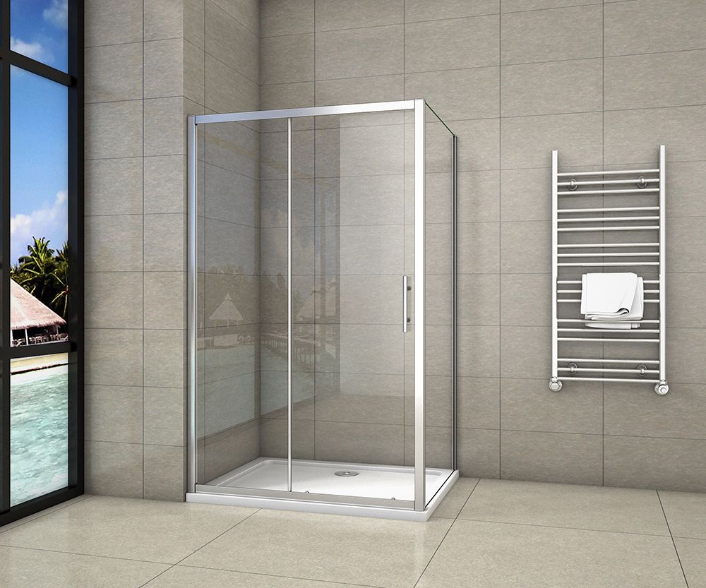 H K Obdélníkový sprchový kout SYMPHONY 100x80 cm s posuvnými dveřmi - Hezká koupelna s.r.o.