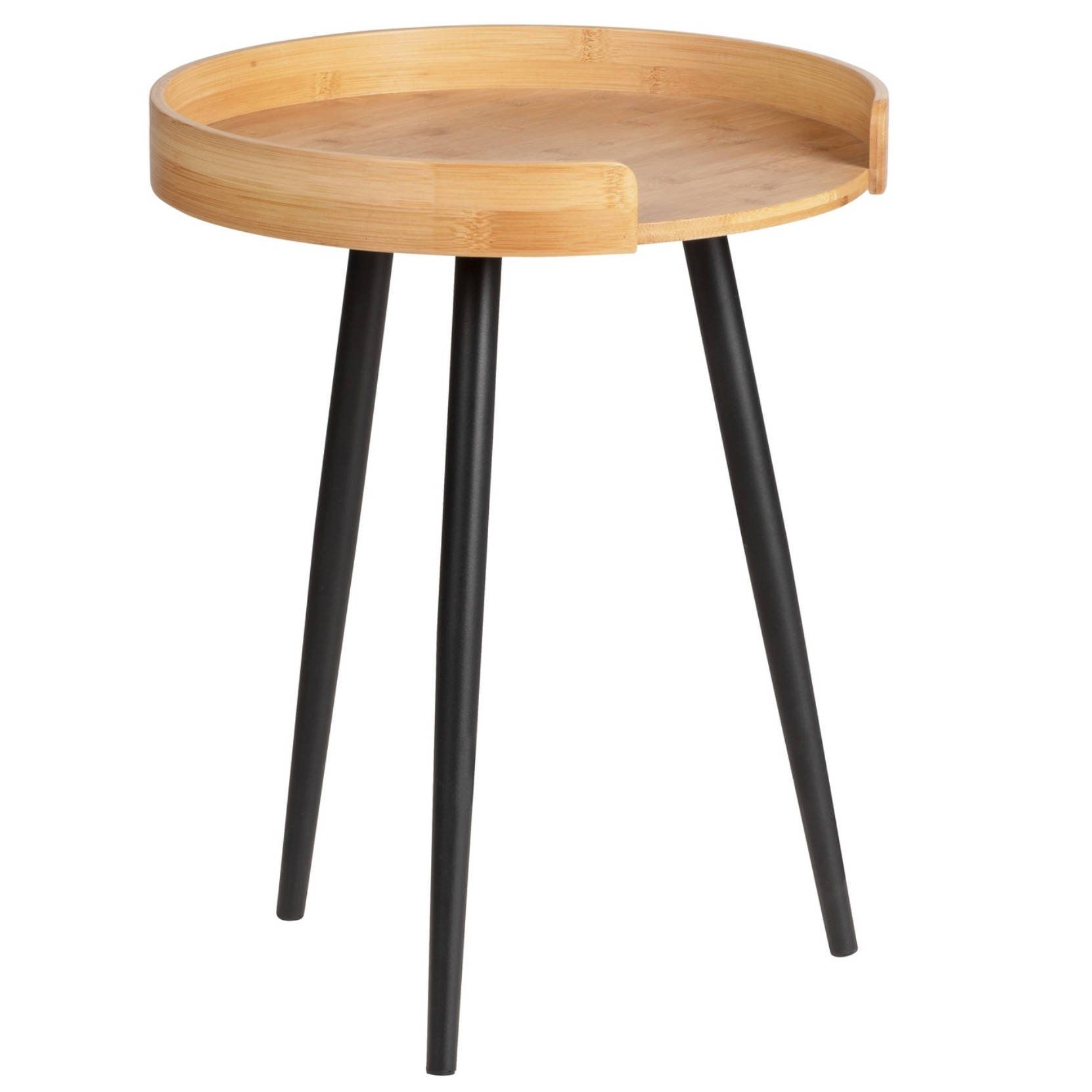 Kulatý bambusový konferenční stolek LOFT, Wenko - EMAKO.CZ s.r.o.